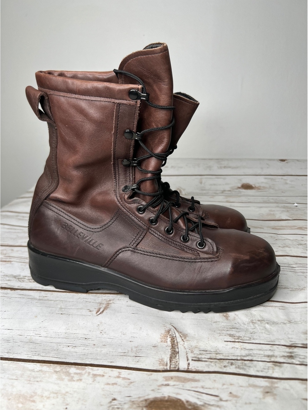 Belleville 330 ST Brown Leather Work Boots Size 11.5 R